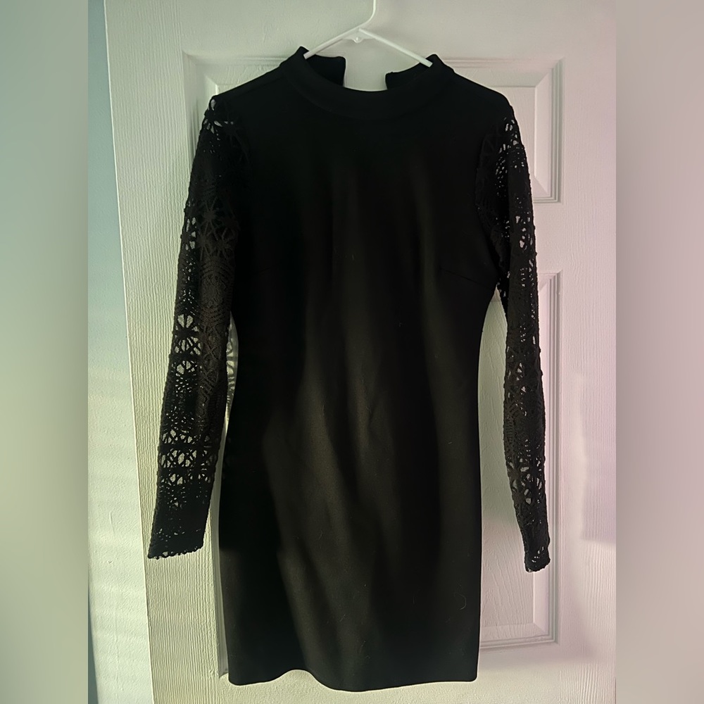 Black long sleeve lulus dress